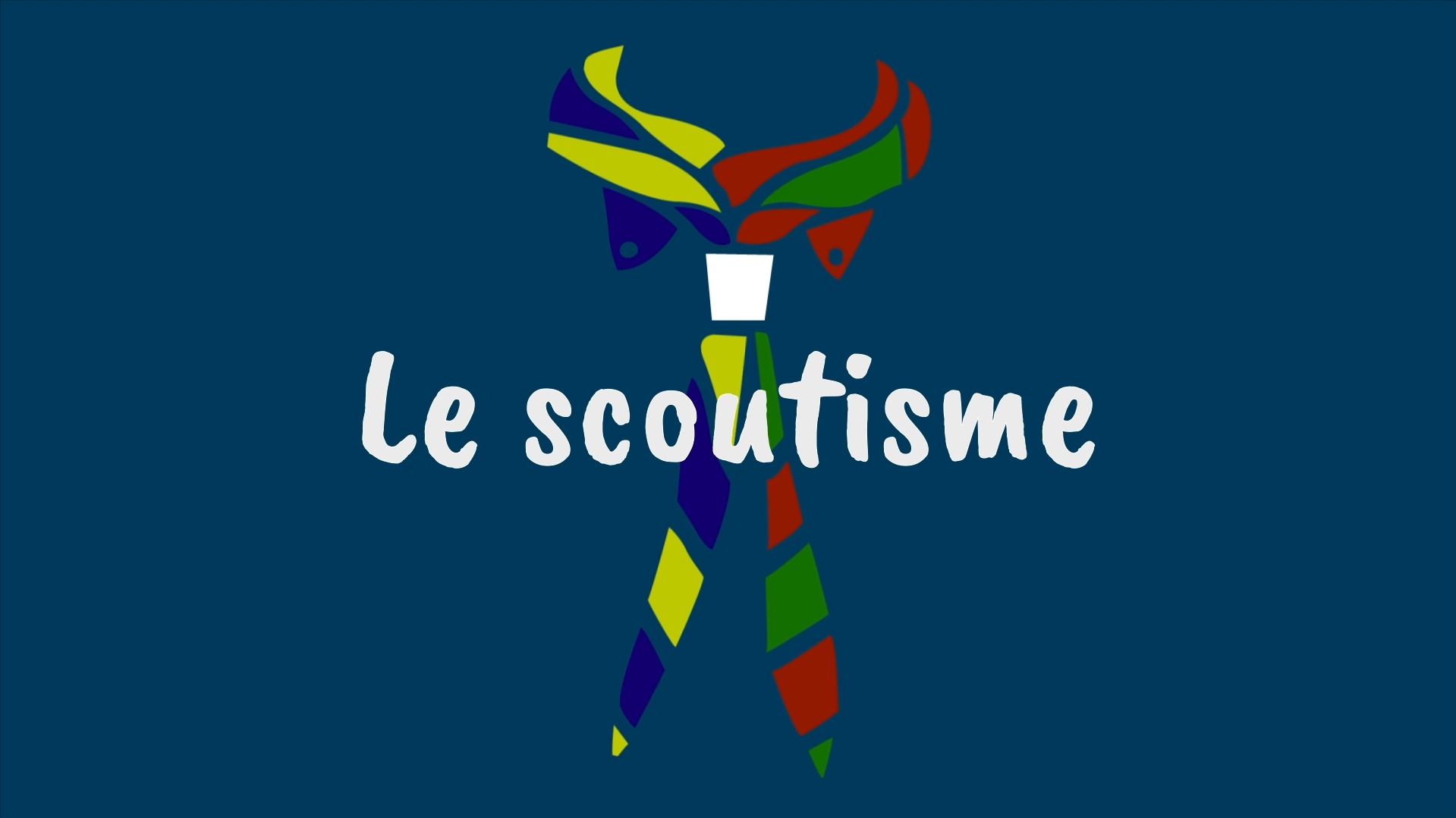  illustration d'un foulard scout