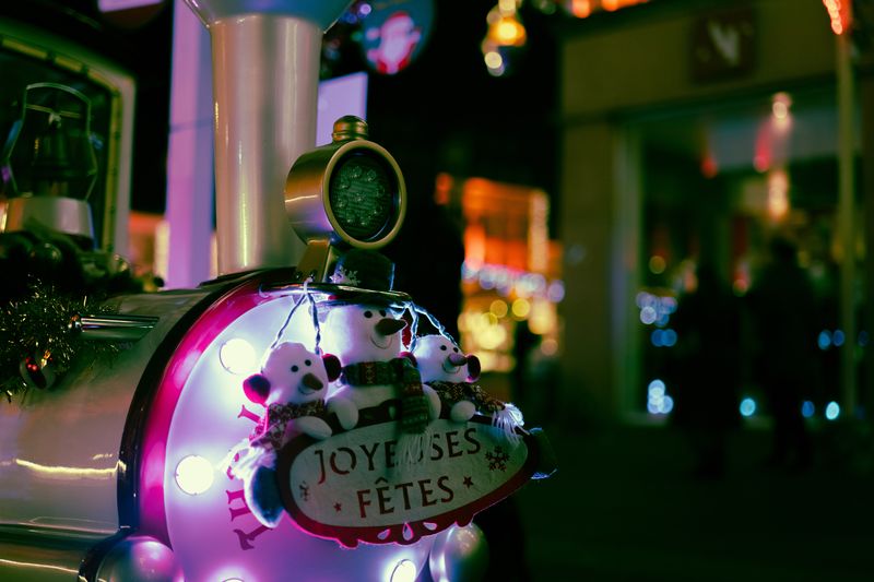 Petit train du marché de Noël de Mulhouse